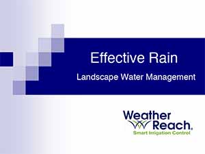 Effective Rain Webinar - Irrisoft